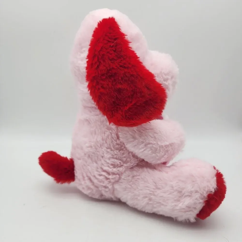 I Love You Latte Pink Dog Plush Stuffed Animal Toy 10